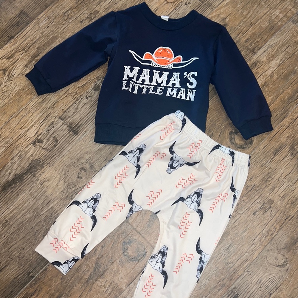 2 pcs boy western outfit